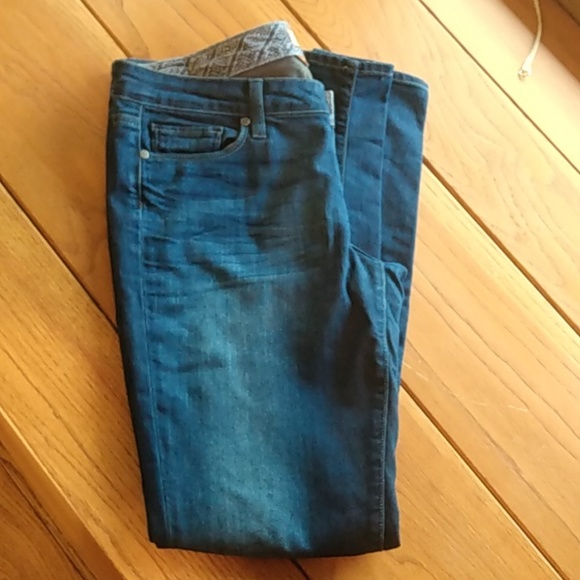 Paige Blue Heights Super Peg Skinny Jeans - Picture 1 of 7